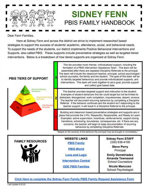 PBIS Tiers